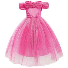 Girl's Dresses New Baby Girls Kids Christmas Flower Lace Dress Clothes Princess Party Costume Dresses Halloween Cosplay Clothing