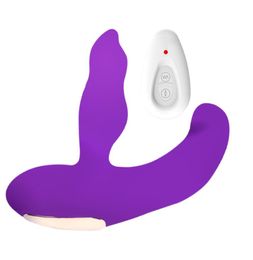 Wireless Remote Control Silicone Anal Plug And Vagina Sex Vibrator Gspot Clitoris Stimulator For Women Masturbation Sex Machine4215836
