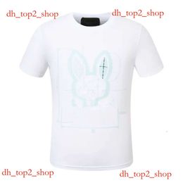 psychological bunny Summer Casual T Shirt Mens Womens Skeleton Rabbit 2024 New Design Multi Style Men Shirt Fashion Designer Tshirt Couple bad bunny psyco bunny 4584