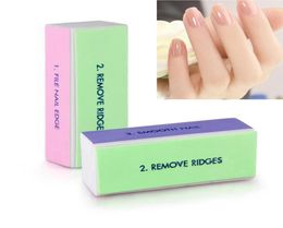 Whole 5x Nail Art Manicure 4 Way Shiner Buffer Buffing Block Sanding File Fingers Beauty Accessories9824841