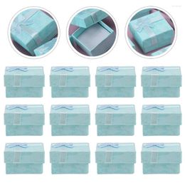 Jewellery Pouches 12 Pcs Ring Box Square Boxes Gift Case Necklace Packaging Storage Holder