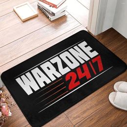 Carpets COD Black Ops Cold War Bathroom Non-Slip Carpet Warzone 24 7 Flannel Mat Entrance Door Doormat Floor Decor Rug