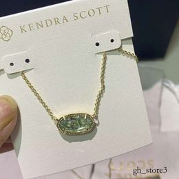 Designer Kendras Scotts Neclace Jewellery Singaporean Chain Elegance Oval Necklace K Necklace Female Collar Chain Female Necklace as A Gift for Lover 2024 574