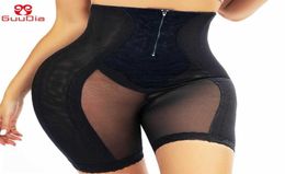 GUUDIA High Waist Shaper Shorts Tummy Control Panties Trainer Body Corsets Shapewear Mesh Sexy Slimming s 2201154167595