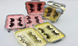 25mm False Eyelashes in Innovate Packaging Box Luggage Suitcase Mink Lashes Packing Fluffy and Curly Case Whole6547795
