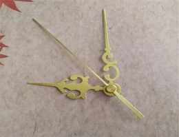 Whole 50PCS Gold Metal Pointer for DIY Wall Clock Quartz Repair Accessories Kits5650427