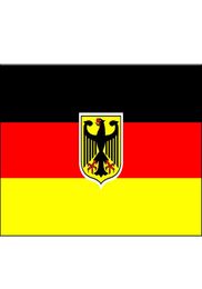 90150cm German State Ensign Flag Vivid Colour and UV Fade Resistant 100 Polyester Germany Eagle Banner with Brass Grommets9643502