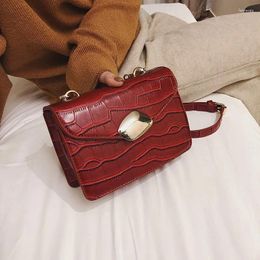 Shoulder Bags Luxury Alligator Crossbody For Women Designer Chains Messenger Bag Female Sac Flap Girls Handbags Bolsa