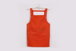 Fashionable Apron Men Women Waterproof Chef Apron Cooking Kitchen Double Pocket4347328