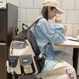 Backpack Kawaii School For College Students Waterproof Laptop Bags Teens Girls Cute Bag Mochila Escolar