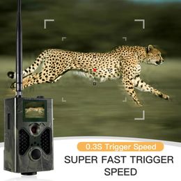 2G Hunting Camera 16MP 1080P SMSMMSP Trail Cameras IP66 Po Traps 03s Trigger Time Trap Wild HC330M 240426