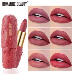 Romantic Beauty Matte Lipstick Long Lasting tint lips cosmetics lipstick 38g5811969