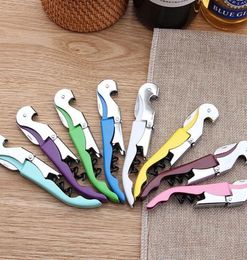 Stainless Steel Cork Screw Corkscrew MultiFunction Wine Cap Opener OK Beer Cap Bottle Opener Kitchen Bar Tools Accessories 30Pcs271495652