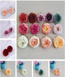 Artificial Flowers Silk Peony Flower Heads Home Party Wedding Decoration Supplies Simulation Fake Flower Head DIY Garland Wall Arc4188792