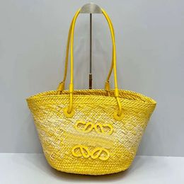 Handbag Luxury Tote Bag Totes Womens Designer Bags Woven Beach Rattan Purse Loewew Shoulder Wallet Capacity Wicker Panier Palm Crossbody Backpacks 95T6