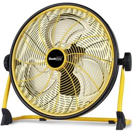 Camping outdoor rechargeable high-speed floor fan 16-inch portable battery-operated wireless industrial 240422