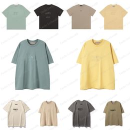 Summer Men Women Designers T Shirts Loose Oversize Tees Apparel Fashion Tops Mans Casual Chest Letter Shirt Luxury Street Shorts Sleeve Clothes Mens Tshirts