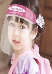 Kids Children Safety Face shield Transparent Full Face Cover hat Protective Film Tool Antifog Premium PET Material FaceShield8316655