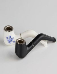 Super Mini Small Smoking pipes Creative Philtre cigarette holder Small portable for dry herb Material PlasticMetal6651142