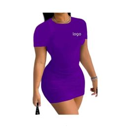 New Womens Dress Printed Tight Personalized Cross Fit Wrap Hip Trendy Sexy Plus Size S-5XL 4-color Personality Sexy