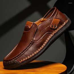 Casual Shoes Large Size Leather Men's Handmade Zapatos Para Hombres Male Moccasins Breathable Mens Loafers Baskets Hommes