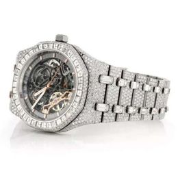 Trending Iced Out Lab Grown Watch Colourless Diamond Watch For Men Best Quality Wholesale Price