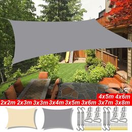 outdoor waterproof and UV shade sail 320D Oxford cloth shade canvas garden terrace canopy camping sun shelter 240420