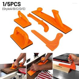 5-Piece Push Handle Woodworking Planer Orange Tools Is Suitable For Router Joiner And Table Saw