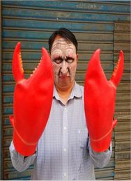 Novelty Lobster Claws Gloves Halloween Party Cosplay Cartoon Crab Lobster Costume Unique Carnival Fancy Cosplay Props1611732