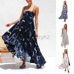 Basic Casual Dresses Designer Dress Spring/Summer New Women's Wear Small Fresh Fragmented Flower Hanging Strap Dress Slim Fit