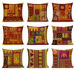 african decor cushion cover 45cm house de coussin vintage decorative sofa couch throw pillow case tribal funda cojin2008885