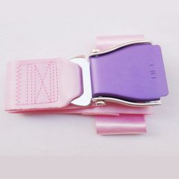 Classic Pink color children airplane seat belt for kids infant boy girl