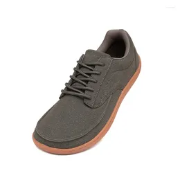 Casual Shoes Damyuan Fashion Mens Plus Size 40-46 Flat Lightweight Sneakers Non-slip Lace Up Wide Barefoot Zapatos Hombre