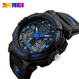 2020 NEW top luxury mens watches Skmei Waterproof Cheap Digital Watch 5 colour Sports Watches orologio di lusso218O