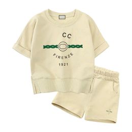 5 styles Summer Baby Girls Clothes Suit Children Boys Fashion Brand Brown T-Shirt Shorts 2Pcs/Sets Toddler Casual Costume Kids Tracksuits AAA01