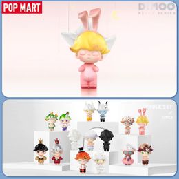 POP MART Dimoo Retro Series Mystery Box 1PC/12PCS Blind Box POPMART Action Figure Collectible Figurine Cute Toy 240428