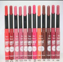 2017 new makeup Meet matte lipstick High quality 12 Different color 12pcslot7678321