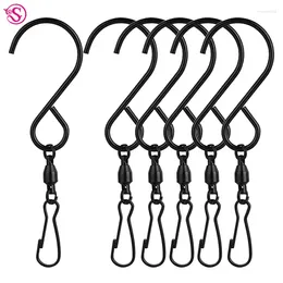 Hooks 5/10Pcs Swivel Clips Stainless Steel Smooth Spinning For Hanging Wind Spinners Chimes Crystal Party Tools