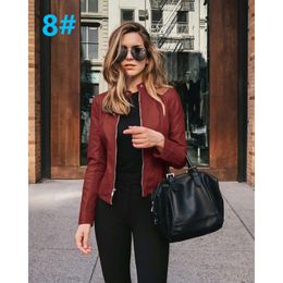 Designer women's clothing 2024 new autumn and winter fashion faux black womens leather mink coats shearling coat ladies fashion jackets suit pu jacket for womenXUOZ