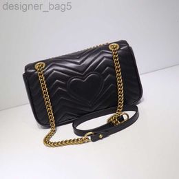 Luxury designers G Bag Mamont 22 Love Chain Bag Mini Wine God Bag Genuine Leather 1955 Saddle Bag One Shoulder Women Bags