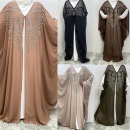 Ethnic Clothing Eid Ramadan Muslim Open Abaya Kimono Cardigan Women Long Maxi Dress Turkey Dubai Islamic Kaftan Arab Robe Femme Caftan