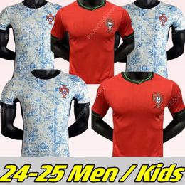 Soccer Jerseys Portugal football jersey Ruben Ronaldo Portuguese 2024 2025 Portugal football jersey mens childrens set Portugals Euro victory over Thailand