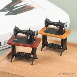 Action Toy Figures 1 12 Dollhouse Miniature Sewing Machine Model Doll Furniture Decor Toy