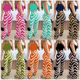 New Spring Cute Style Fresh and Sweet Tank Top Wide Leg Pants Sleeveless Fashion Casual Set