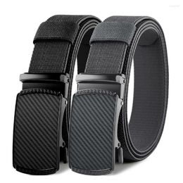 Belts Stretch Belt For Men Hard Alloy Quick Release Buckle Strong Real Nylon Elastic Overalls Golf Sports