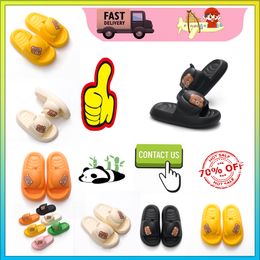 Designer platform New Little Bear Slipper sandal platform casual Slippers womans mens wear Light weight breathable super soft heel outdoors beach Shoes