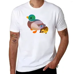 Men's Tank Tops Duck And Duckling - Dark T-Shirt Man Clothes Sweat Shirts Custom T Shirt Men Workout