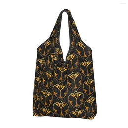 Shopping Bags Recycling Tomorrowland Bag Women Tote Portable Belgian Electronic Dance Music Grocery Shopper