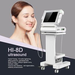 Profession HIFU System 8D Ultrasonic Skin Tightening Face Lifting Anti-wrinkle Facial Firming Lifting Eyebrows Beauty Machine
