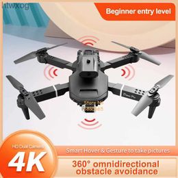 Drones 4K Aerial WIFI FPV Foldable Mini RC Drone Helicopter 2.4G 360 Obstacle Avoidance Smart Hover APP Control RC Quadcopter Drone YQ240201